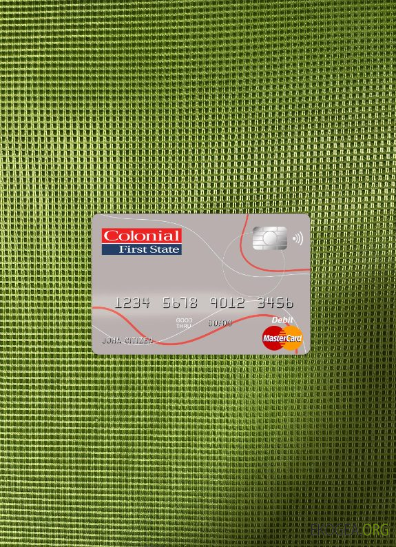 Australie Colonial, première banque d'État, carte principale, photolook , avant